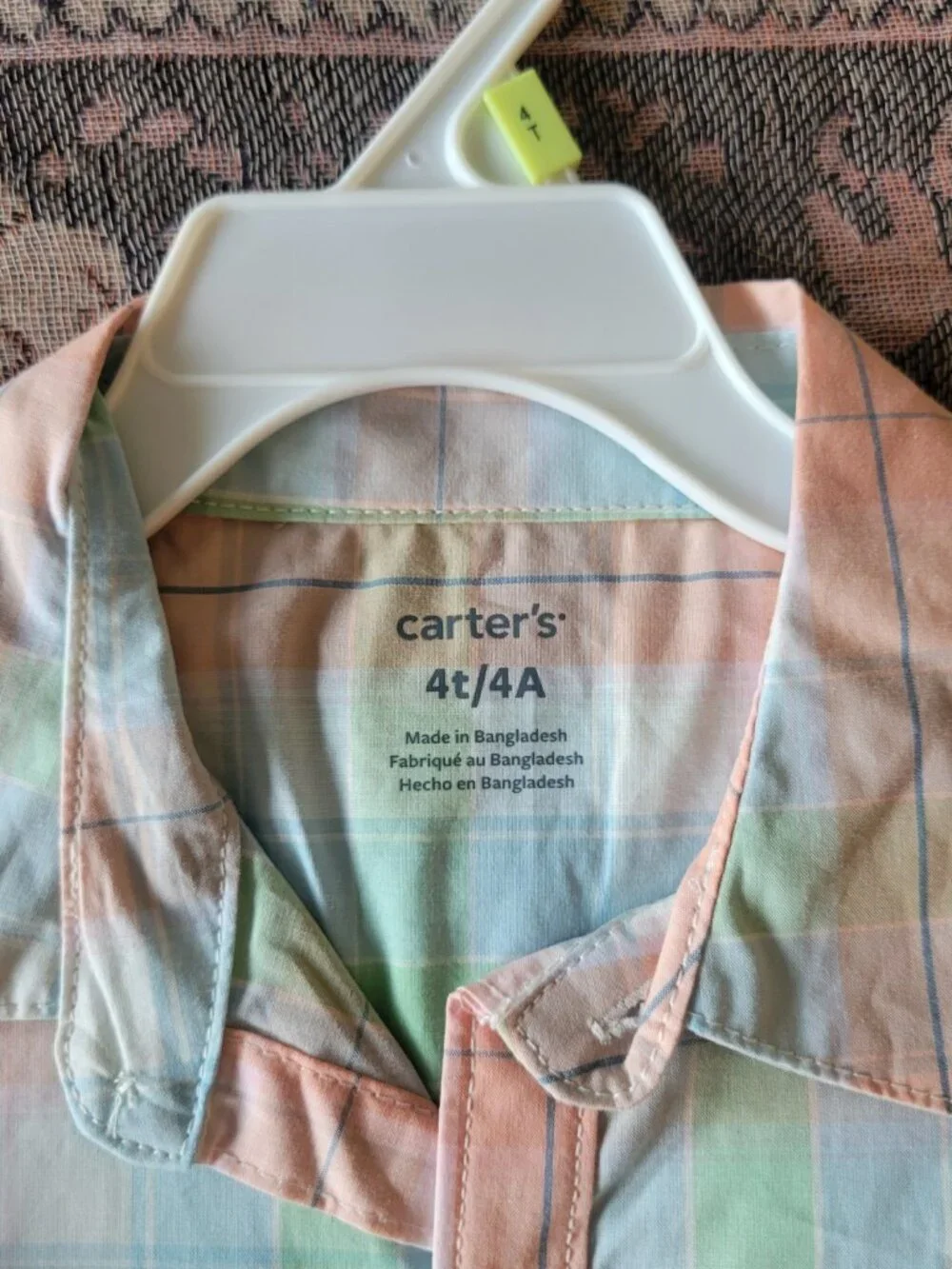 NWT Carters Long Sleeve Spring Shirt
